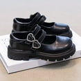 thumbnail image 2 of BOBOGOJP Toddler Girls Boys Dress Shoes Lace-Up Oxford School Uniform Flats Little Kids Wedding Loafer Black for 13.5, 2 of 4