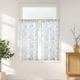 thumbnail image 1 of Cortinas de cocina Jinchan de lino floral primaveral, 115 x 115 cm, 2 paneles, 1 of 9