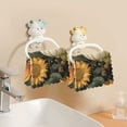 thumbnail image 6 of 6PCS Dish Towels and Dish Cloths Reuseable Dishcloths Sets for Washing Dishes, Cooking, Baking Size 11" x 11" Pumpkins and Sunflowers Pattern, 6 of 9
