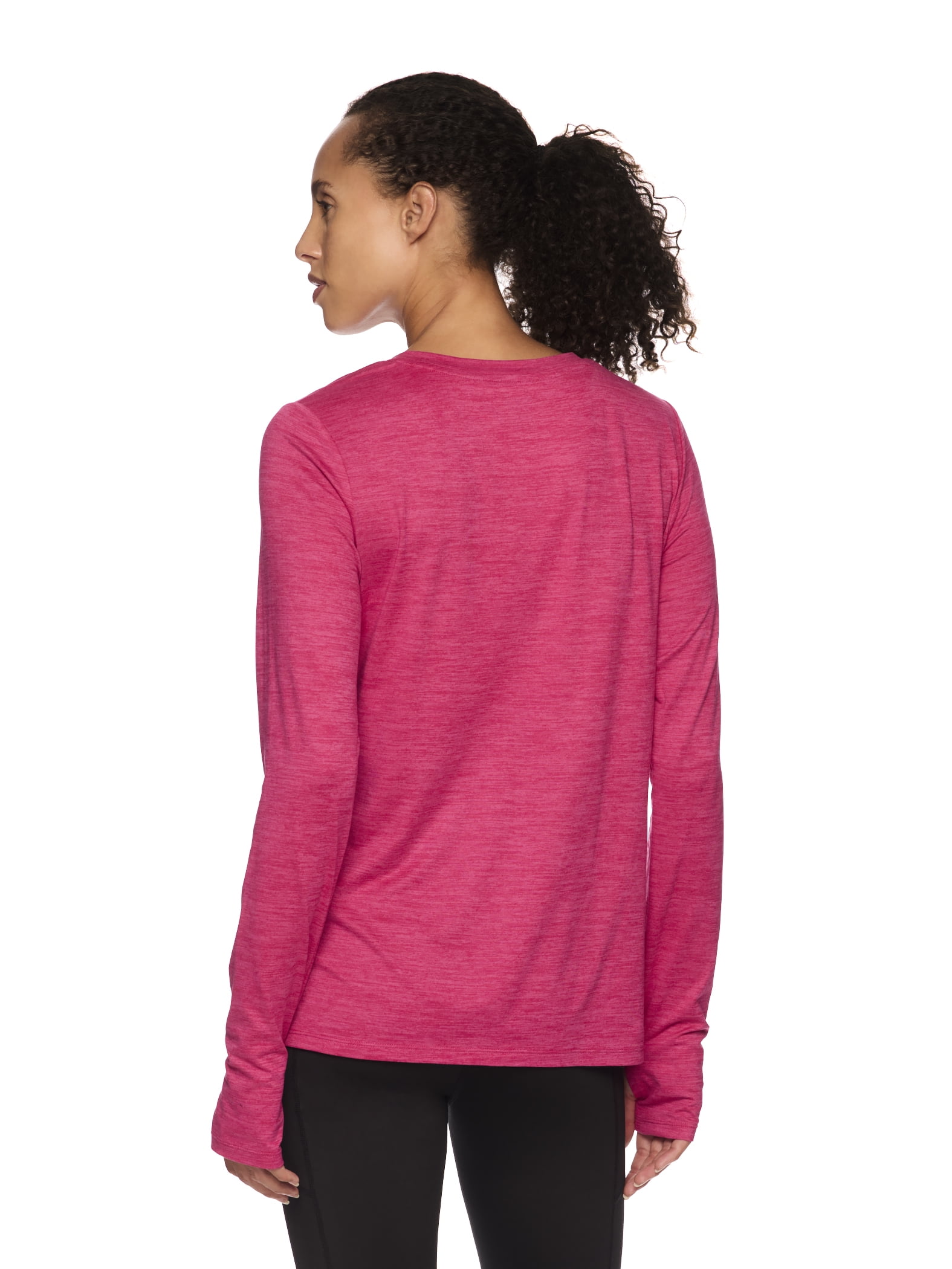 Reebok Women's and Women's Plus Legacy Core Knit Performance Long Sleeve Shirt, Sizes XS-4X