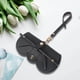thumbnail image 2 of Bolsa de gafas de sol Estuche de gafas con correa ajustable Protector de moda Funda de gafas portátil Caja de almacenamiento de gafas para Street Home Negro Salvador Estuche para gafas de sol, 2 of 10
