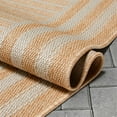 thumbnail image 7 of Well Woven Fallon Frankie Modern Stripes Beige 2'7" x 9'10" Runner Hi-Lo Indoor/Outdoor Rug, 7 of 7