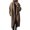 Tan, variant on Women Woolen Jacket Turn-down Collar Solid Color Double Button Closure Windbreaker Mid Length Thermal Long Sleeved Coat Commuting Dating Spring Fall Winter Overcoat