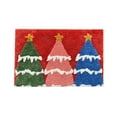 thumbnail image 2 of Grrvtrz Christmas Velvet Floor Mat Bathroom Against-slide Mat Christmas Tree Print Decorative Carpet Suitable for Bedroom Door Bathroom Sturdy Decoration,Holiday Products,Christmas Gifts, 2 of 6