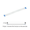thumbnail image 4 of Uxcell 3.94'' 16 Pins FFC FPC Flat Flexible Cable(A Type) for LCD Laptop Plastic White  20pcs, 4 of 5