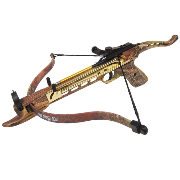 iGlow 160 FPS Pistol Crossbow with 15 Arrow (Multicolor)