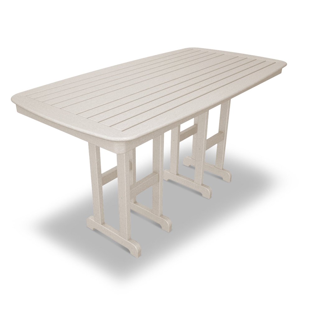 POLYWOOD® Nautical 71.5 x 36 in. Recycled Plastic Counter Height Table