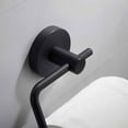 thumbnail image 2 of Kibi Circular Toilet Paper Holder - Matte Black, 2 of 2