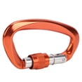 thumbnail image 4 of Carabiner Mountaineering D Locking Carabiner Clips Alloy Heavy Duty Carabiner for Climbing, 4 of 8