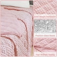 thumbnail image 4 of Teler Weighted Blanket for Adults（48 x 72，20lbs） Cooling Weighted Heavy Blanket,Pink, 4 of 7