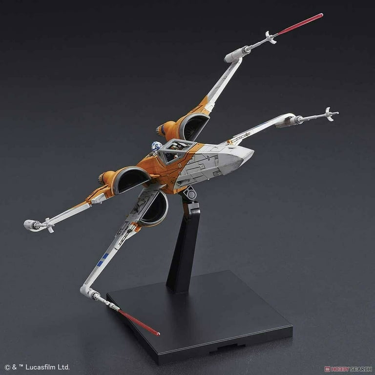 Bandai 5058312 Star Wars Poe s X Wing The Rise of Skywalker 1 72 Scale Kit Walmart