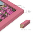 thumbnail image 3 of Modern Real Wood 5x7 inch Picture Frame in Hot Pink, 3 of 8
