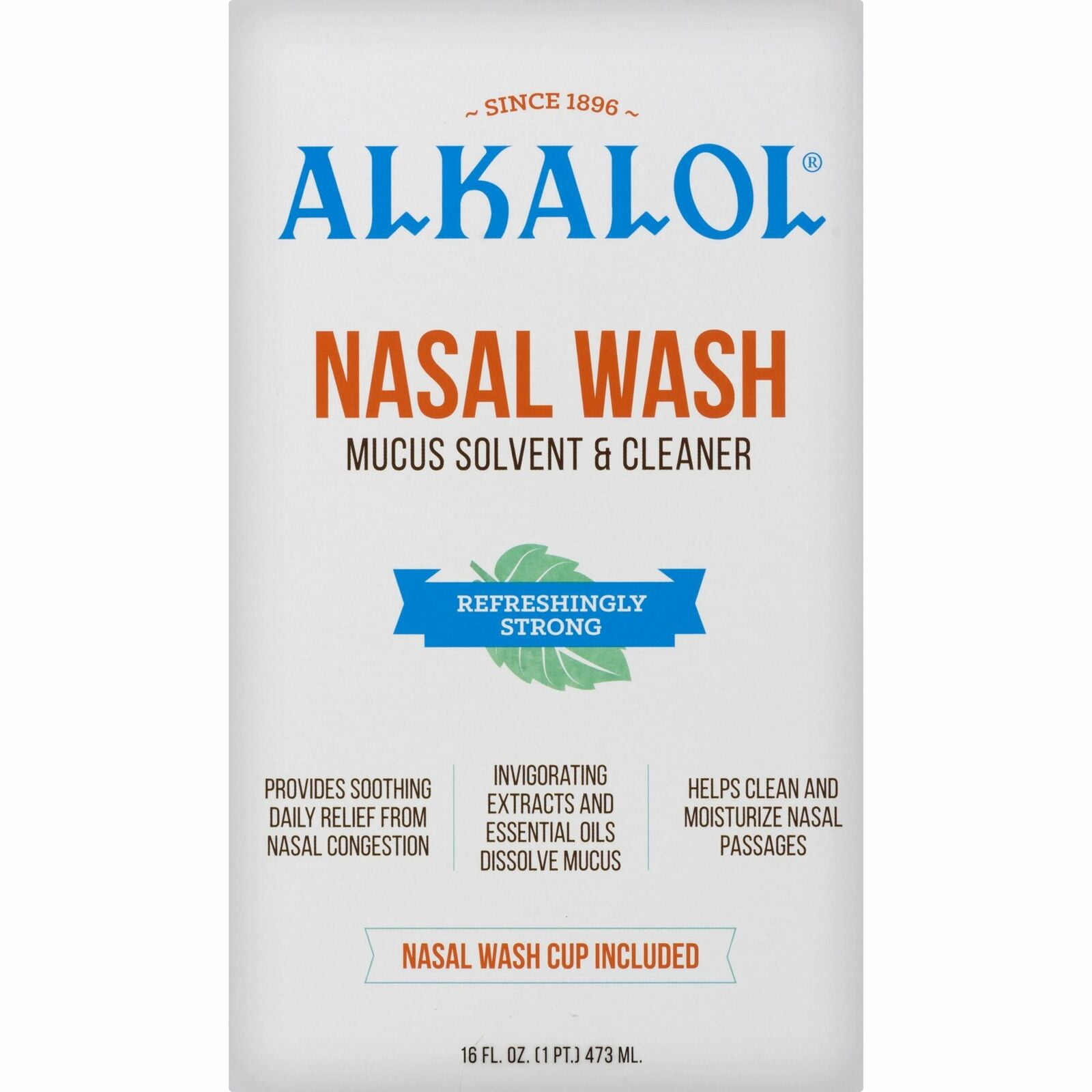 Alkalol Nasal Wash Cleaner Kit - 16 Oz, 6 Pack
