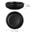 6pcs Japanese Dressing Dishes Soy Sauce Dishes Dipping Bowls for Home