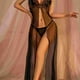 thumbnail image 1 of Sexy Lace Nightdress ,open Front Long Line Dresses , Women's Sexy Lingerie & Dresses, 1 of 5