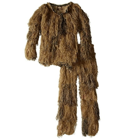 - Red Rock 5-Piece Ghillie Suit Desert Camo Youth Size 14-16