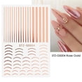 thumbnail image 4 of Soidarity 6 hojas de pegatinas autoadhesivas para uñas decoración de manicura DIY, 4 of 6
