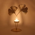 thumbnail image 4 of Portavelas de metal Colco adorno manualidades regalo candelabro centro de mesa color oro, 4 of 7