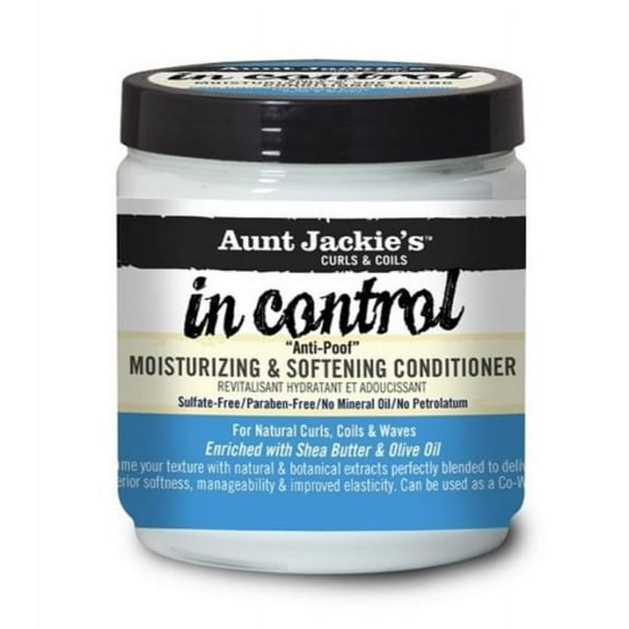 Aunt Jackie's in control 9oz - "Anti-Poof" Moisturizing & Softening Conditioner