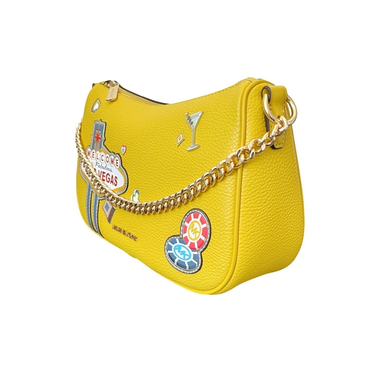 Michael Kors Women's Carmela Medium Embellished Leather Crossbody