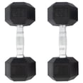 thumbnail image 4 of Pesas Mancuernas Pesadas Hexagonales de Acero Grandes para Ejercicio en Casa y Gym | Set de 2 Pesas de 5 a 25 libras UCAN | 2.2 a 11.3 kilogramos (20 lb - 9 Kg), 4 of 9