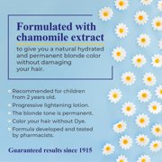 Camomila Intea Hair Lightener For Kids– Premium Sun Lightening Spray for Hair – Chamomile Hair Lightener Spray for Naturally Lighten Hair – No Bleach/Ammonia – Child-Friendly Formula - 3.4 Oz