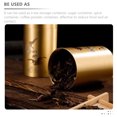 thumbnail image 3 of Delicate Brass Tea Caddy Sealed Tea Storage Container Portable Metal Tea Canister, 3 of 7