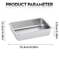 thumbnail image 3 of Rectangular Cake Pan Brownie Pan, Stainless Steel Sheet Pan, Lasagna Casserole Baking Pan, Rust Free & Non Toxic, Easy Clean & Dishwasher Safe, 3 of 7