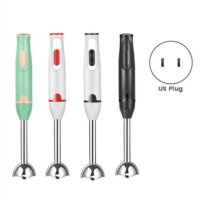 Immersion Hand Stick Blender Electric Food Vegetable Grinder Food Mixer Purees Smoothies Shakes Sauces US Plug Red