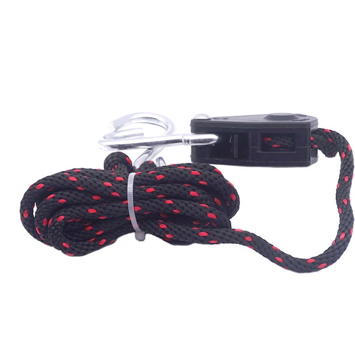 MouJkmer 2PCS 1/4 X 12ft Adjustable Rope Ratchet Tie Downs For Kayak Canoe – 10,000 Lb Breaking Strength