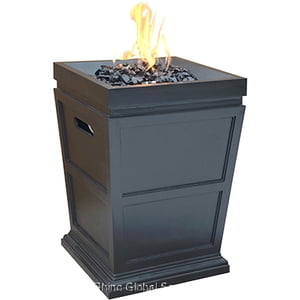 Uniflame Lp Gas Fire Pit Column Large Walmart Com