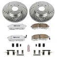 thumbnail image 3 of PowerStop Front Z26 Street Warrior Carbon-Fiber Ceramic Brake Pad and Drilled and Slotted Rotor Kit Fits: INFINITI NISSAN Select Models K749-26, 3 of 9