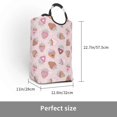 thumbnail image 2 of Salouo Strawberry Cake for Dirty Clothes Hamper,Extra Large Hamper Basket Bin 1-Pack Big Laundry Baskets with Handles Laundry Hampers Fits for Bedroom & Living Room, 2 of 5