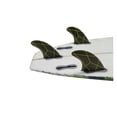 thumbnail image 3 of Surfboard Thruster Fins Surf Accessory Grey Line Fiberglass Honeycomb 3Pcs/set Paddle Surf Fins, 3 of 6