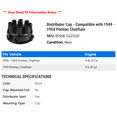thumbnail image 2 of Distributor Cap - Compatible with 1949 - 1954 Pontiac Chieftain 1950 1951 1952 1953, 2 of 2