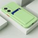 thumbnail image 3 of Liquid Silicone Card Holder Case For OPPO Reno 10 8 7 6 5 Pro Plus 8T 7 Z 5G Wallet Bag Case For OPPO A78 A94 A95 A98 A58 A38, 3 of 5