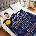 thumbnail image 5 of New Dad Gifts Blanket, First Time Dad Gifts, Expectant Dad Gifts, Dad to be Gifts for 1st Time Dad, Dad Est 2024, New Dad Flannel Blanket and Throws Dad to Be, 5 of 7