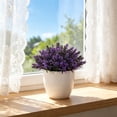 thumbnail image 6 of Leodye 1PCS Mini Simulated Green Bonsai Potted Plant Artificial Desktop Ornament Natural Style Faux Flower Decor for office Bedroom Table Layout -6.3x6.3x6.3in, 6 of 6