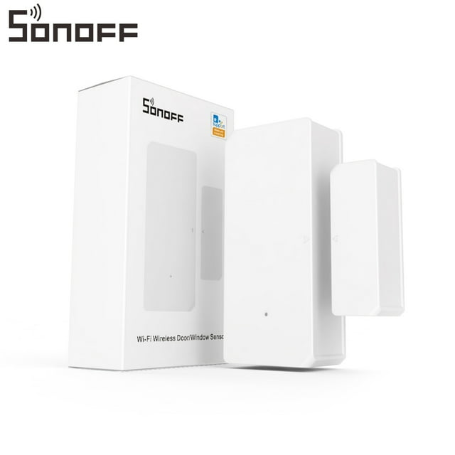 SONOFF DW2 Wi-Fi Wireless Door Window Sensor,APP Alert for Home Automation Wireless Alarm Security System, Compatible with IFTTT, No Gateway Required 1 Pack