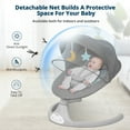 Electric Baby Swing, Bioby Infant Swing Chair Rocker with Remote