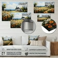 thumbnail image 4 of Designart "Farmhouse Seasons Painting III" Farm Metal Wall Art, 4 of 5