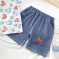 thumbnail image 4 of KPOPLK Little Bitty Toddler Boy Clothes Boys Summer Outfits Cotton Short Sleeve T-Shirt & Shorts Set(5-6 Years,White), 4 of 5