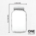 thumbnail image 2 of Kitchentoolz 1 gal Wide Mouth Glass Canning Jar (2 Count), 2 of 3