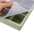 thumbnail image 3 of Unique Bargains Ice Cube Mold 4x2 Inch Ice Cube Tray with Lid for Cocktail, Juice, Homemade Drink(Green), 3 of 5