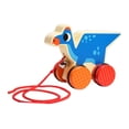 thumbnail image 2 of Juguete de madera con forma de animal para empujar y tirar, juguete para caminar y actividades de desarrollo temprano. Pterosaurio, 2 of 9