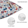 thumbnail image 3 of Fuzoiu London Symbols1 Print Square Pillow Cover,Hidden Zipper Design,Luxury Square Pillow Case, Throw Pillow,Couch Cushion-16"x16", 3 of 7