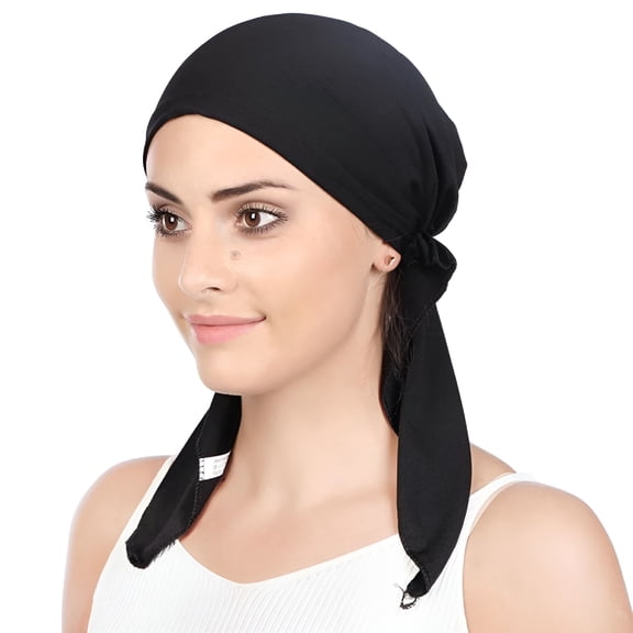 TELOLY Chemo Headwear Pre Tied Head Scarf Headwraps Lightweight Turban Beanie Cap for Women Chemo Headwear for Women