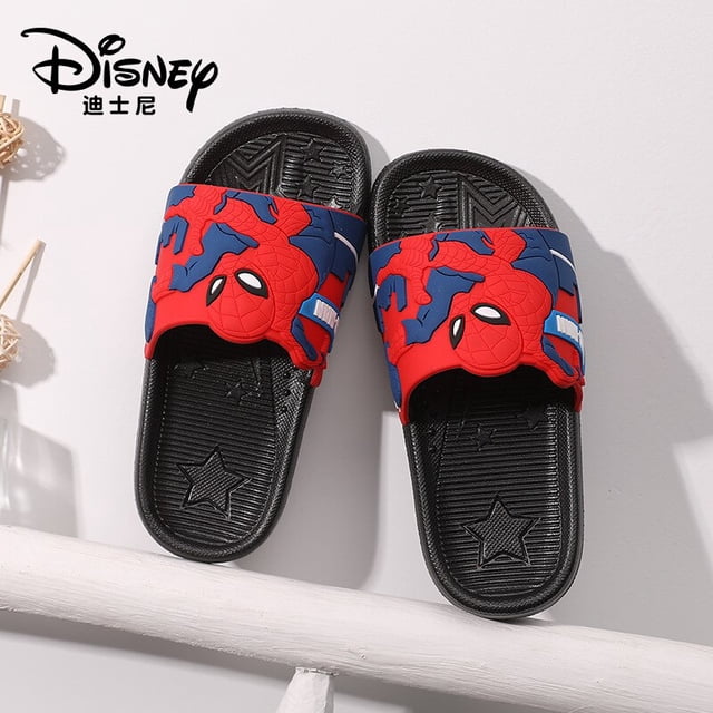 Disney elsa zapatillas para niños niñas congelados niños coche interior antideslizante hogar padre-hijo niños dibujos animados lindos fuera de la playa shoes27-Insole 17.5CM Gao Jinjia LED