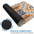thumbnail image 6 of Long Mouse Pads for Desk,Brown Geometric Quatrefoil Pattern Desk Mats on Top Of Desks, Desk Mouse Pad Extra Large with 3mm Non-Slip Base and Stitched Edge for Gaming,Office,Work,Home 31.5"x11.8", 6 of 6