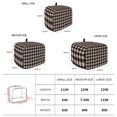 thumbnail image 6 of Toaster Cover 4 Slice, Black Plaid Dustproof Bakeware Oven Protector with Top Hook, Vintage Country Gray Buffalo Check Gingham Waterproof Small Kitchen Appliance Toasters Dust Cover, 12"x11"x8", 6 of 9
